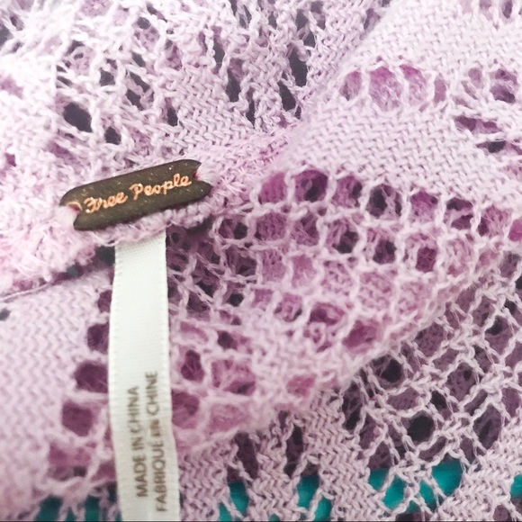 NWT Free People Wisteria Mock Neck Lace Dress - Picture 6 of 7